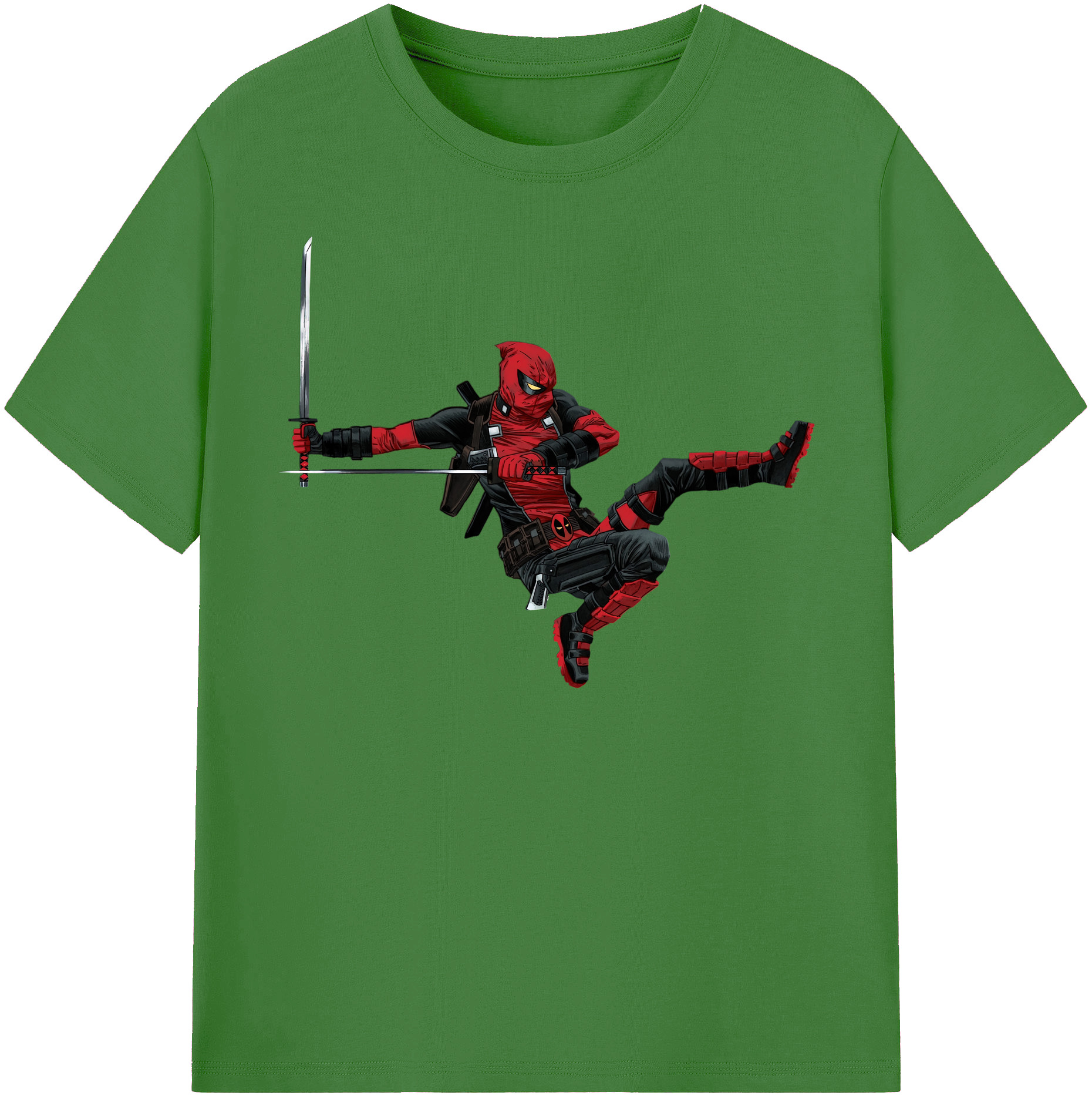 （画像用） Deadpool デッドプール レディースカジュアルプリントTシャツ（綿100％）